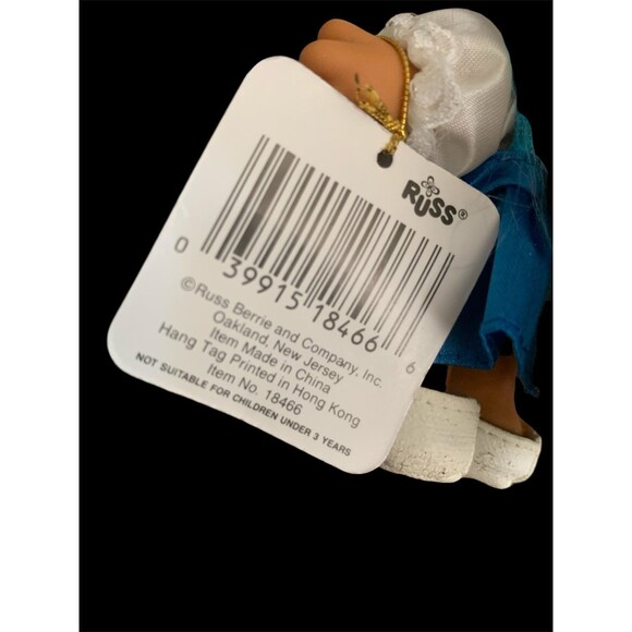 My Lucky Troll from HOLLAND - Blue Hair and Troll Doll Russ German Orange Hair V - Picture 4 of 4